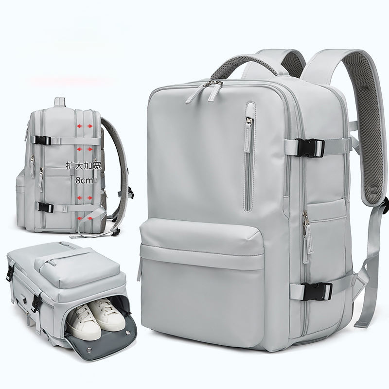 Waterdichte 18 inch laptoprugzakken schooltassen met usb Dily Life Vintage Unisex leren studentenrugzak voor mannen