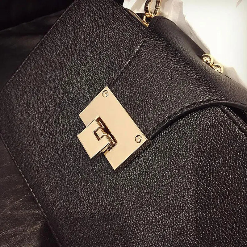 Women Shoulder Bag Chain Strap Flap Designer Handbags Clutch Bag Ladies Messenger Bags With Metal Buckle