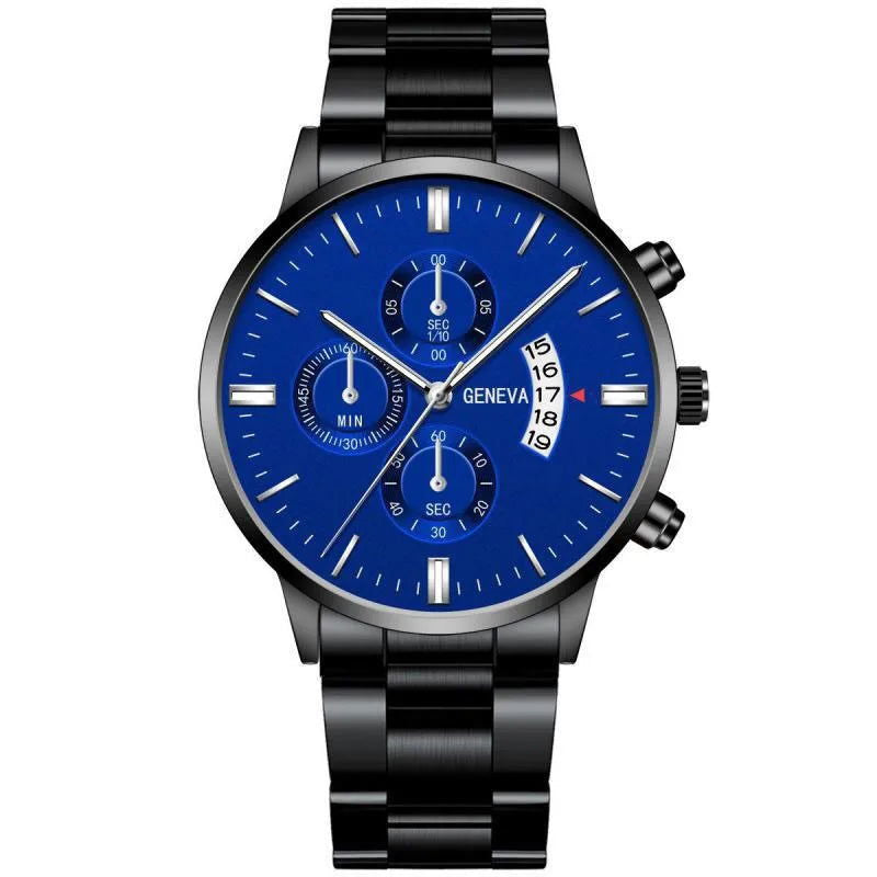 2023 Fashion Men Gold Stainless Steel Watch Luxury Calendar Quartz Wrist Watch Mens Business Watches for Man Clock Reloj Hombre - CHRISTDEST GLOBAL SERVICE