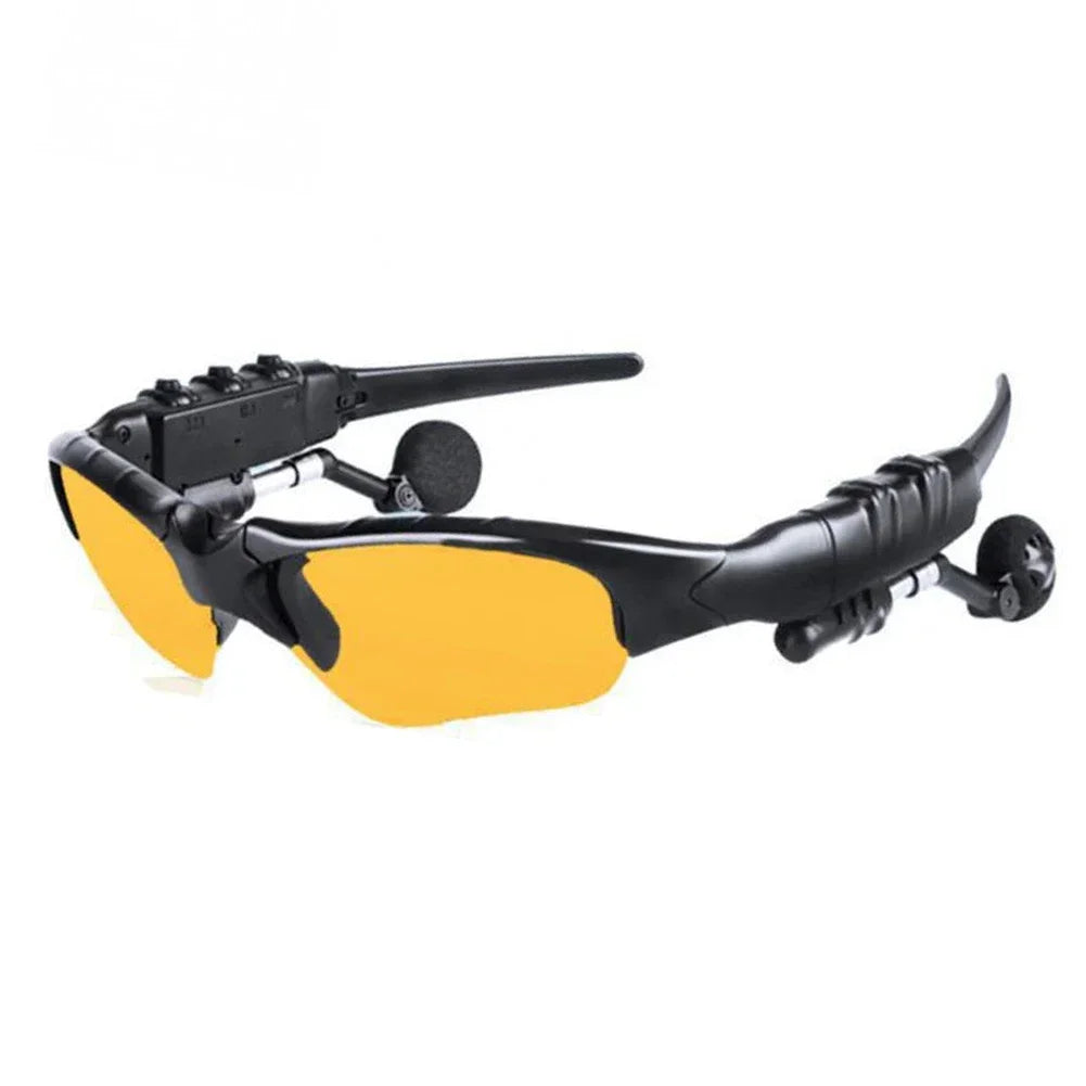 Stereo Earphones Wireless Headset with Mic Glasses Sunglasses for Driving Cycling Sports Noise Reduction Headphones