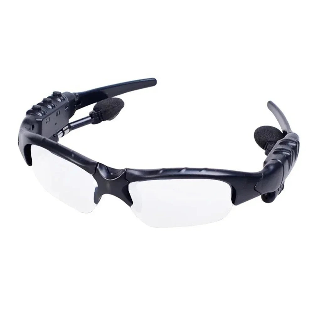 Stereo Earphones Wireless Headset with Mic Glasses Sunglasses for Driving Cycling Sports Noise Reduction Headphones