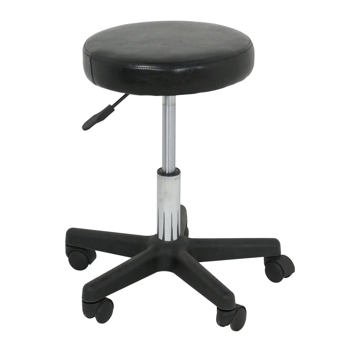Black Salon Stool Rolling Massage Adjustable Height Facial Tattoo Spa Swivel - CHRISTDEST GLOBAL SERVICE