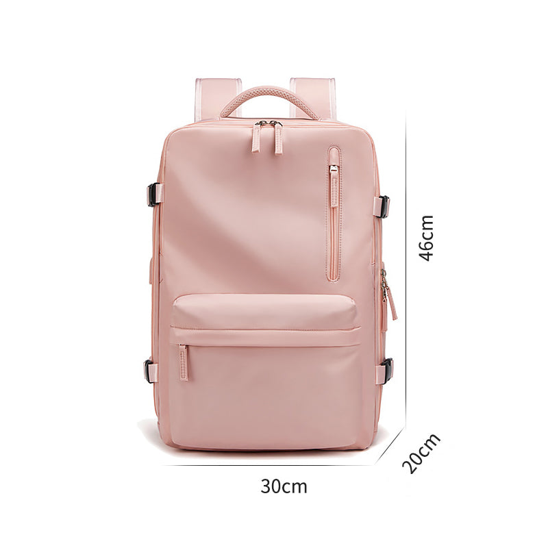 Waterdichte 18 inch laptoprugzakken schooltassen met usb Dily Life Vintage Unisex leren studentenrugzak voor mannen
