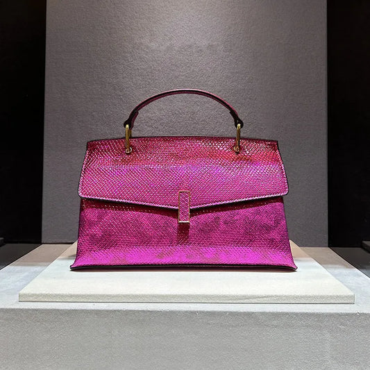 Slangenprint leren damestassen luxe mode dames handtassen schouder crossbody tas draagbare moeder top handvat tote bags