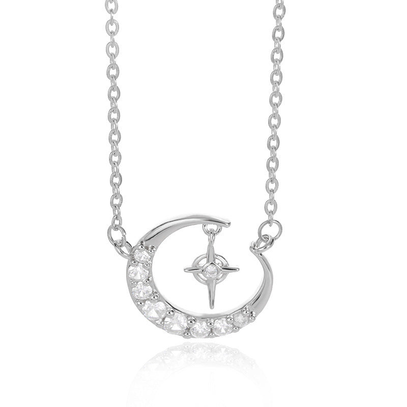 Fashion Moon Necklace Cold Wind Necklace Crescent Female Clavicle Chain - CHRISTDEST GLOBAL SERVICE