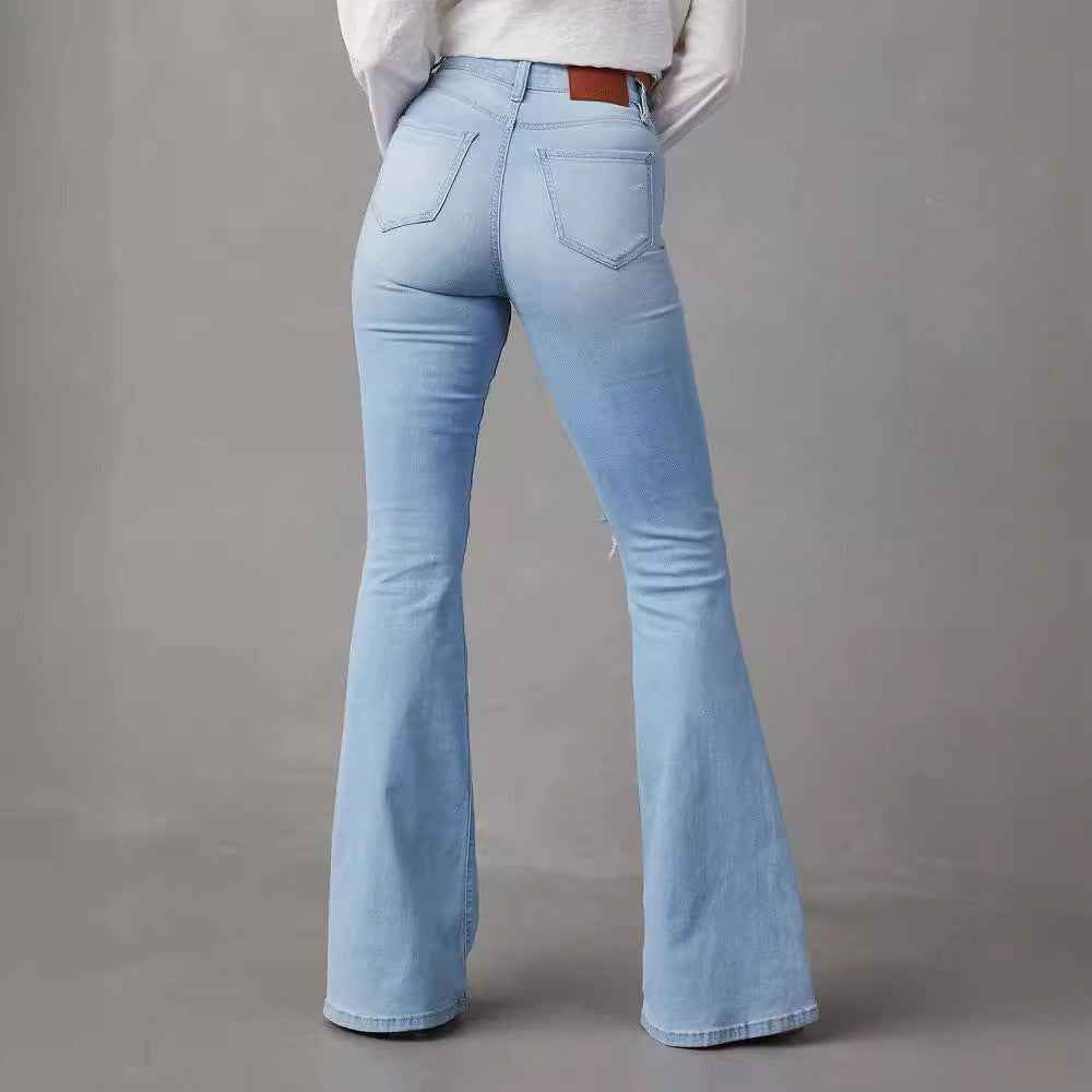 Fashion Temperament Wide-leg Jeans Women - CHRISTDEST GLOBAL SERVICE
