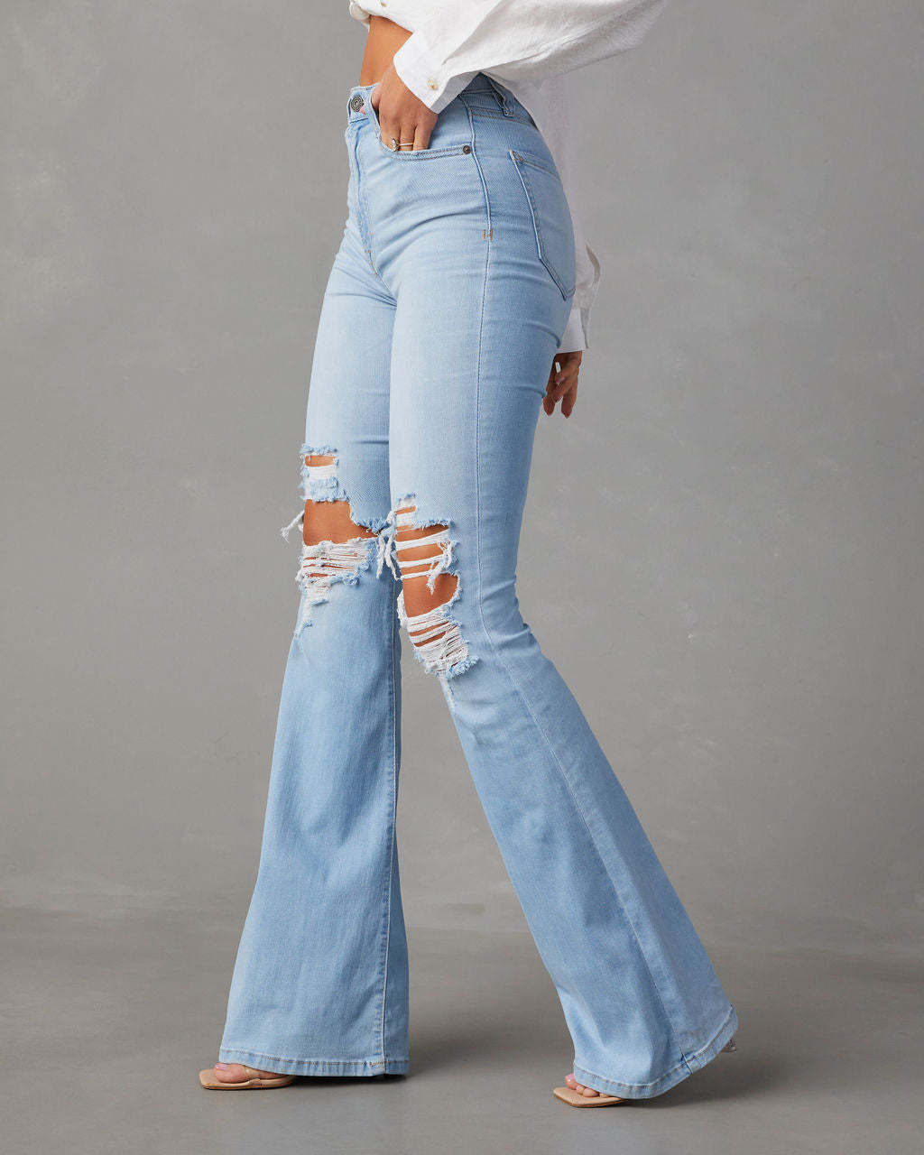 Fashion Temperament Wide-leg Jeans Women - CHRISTDEST GLOBAL SERVICE