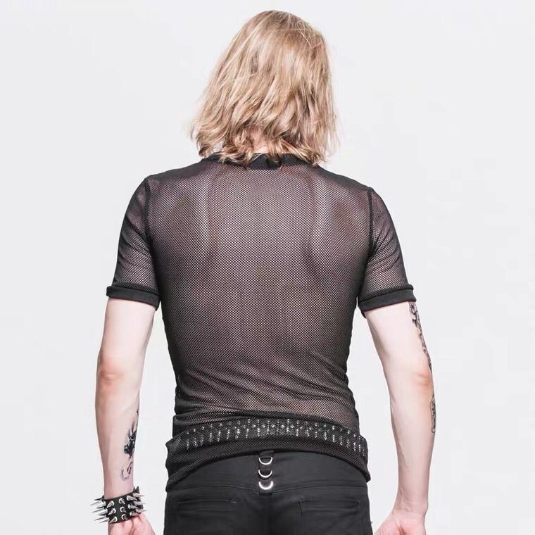 Fishnet Series See-through Net Hole Mesh Top Hollow T-shirt Sexy - CHRISTDEST GLOBAL SERVICE
