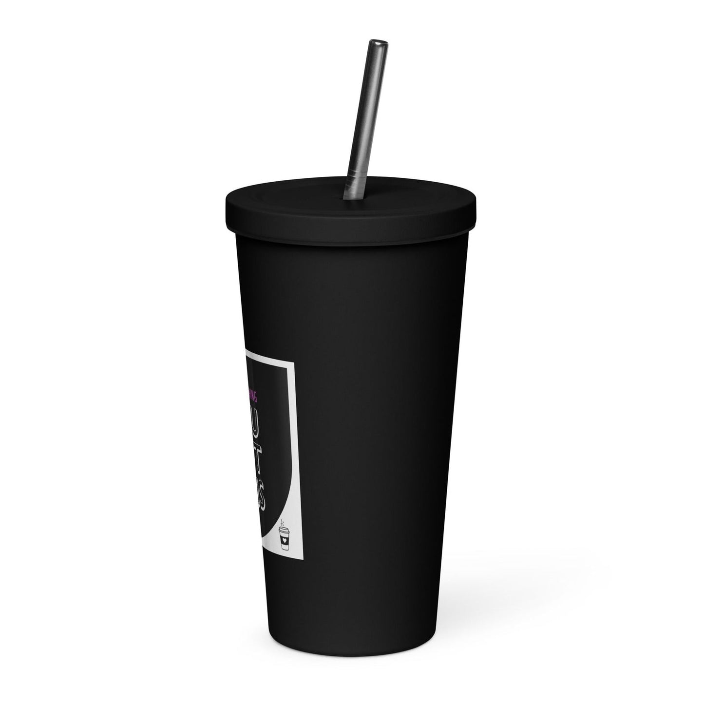 Insulated tumbler with a straw - CHRISTDEST GLOBAL SERVICE