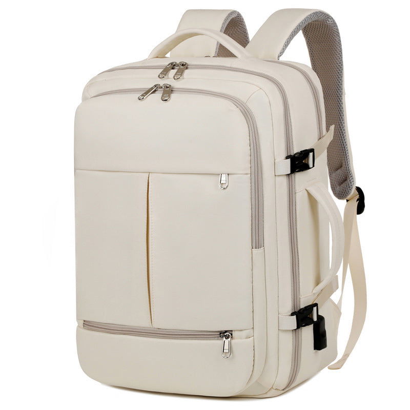 Large Capacity Backpack For Women Men Multiple Pockets And Zippers Versatile Computer Bags Business Travel Backpack - CHRISTDEST GLOBAL SERVICE
