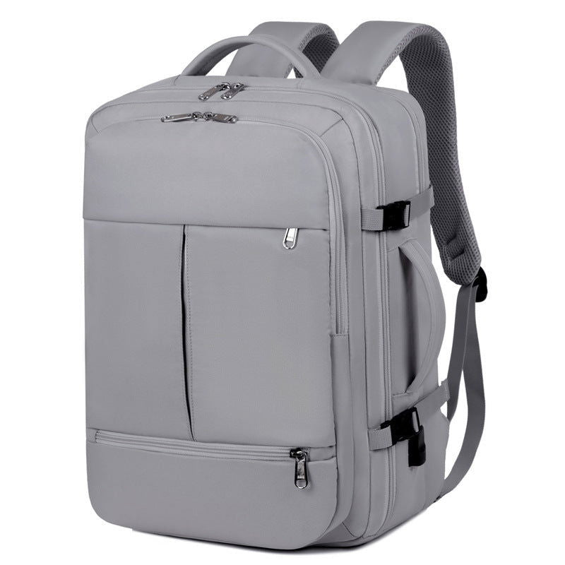 Large Capacity Backpack For Women Men Multiple Pockets And Zippers Versatile Computer Bags Business Travel Backpack - CHRISTDEST GLOBAL SERVICE