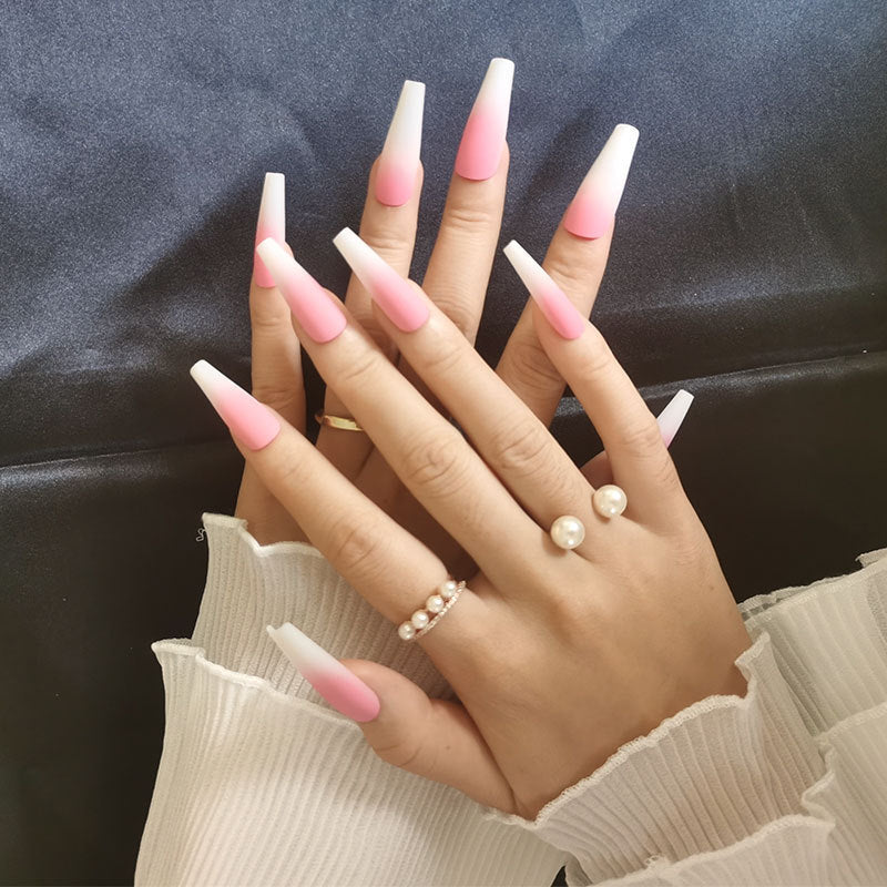 Long Ballet Nails With Flat And Pointed Water Droplets - CHRISTDEST GLOBAL SERVICE