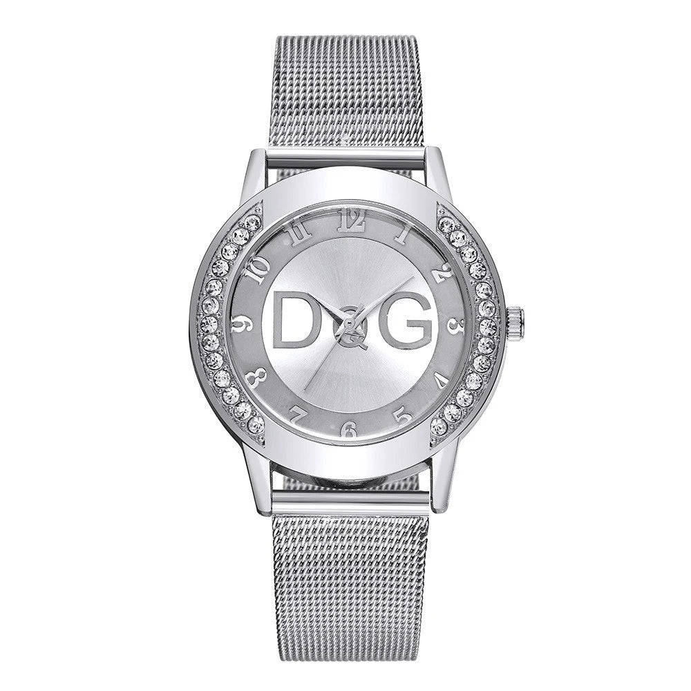 Luxury Brand Women's watches With Diamonds Simple Digital Design Ladies' Quartz Watch Casual Gold Mesh Belt Women Clock Strap - CHRISTDEST GLOBAL SERVICE