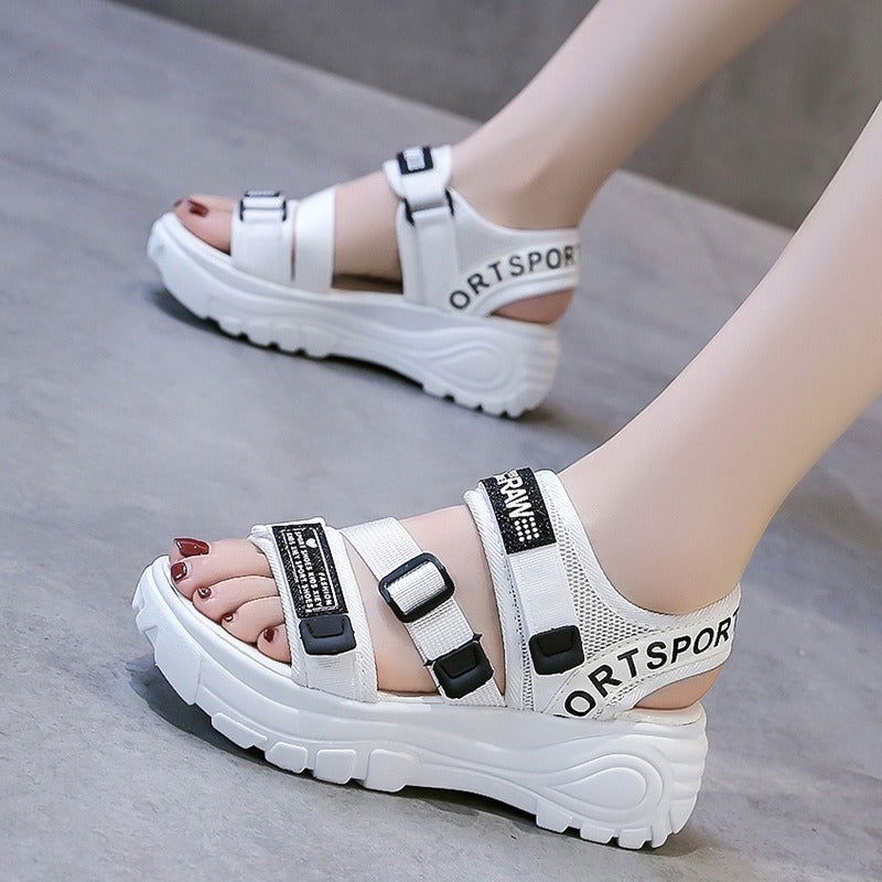 Matsuke thick soled women's shoes student sports sandals - CHRISTDEST GLOBAL SERVICE