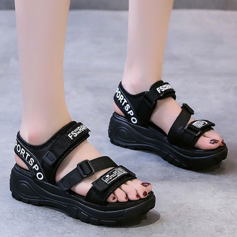 Matsuke thick soled women's shoes student sports sandals - CHRISTDEST GLOBAL SERVICE