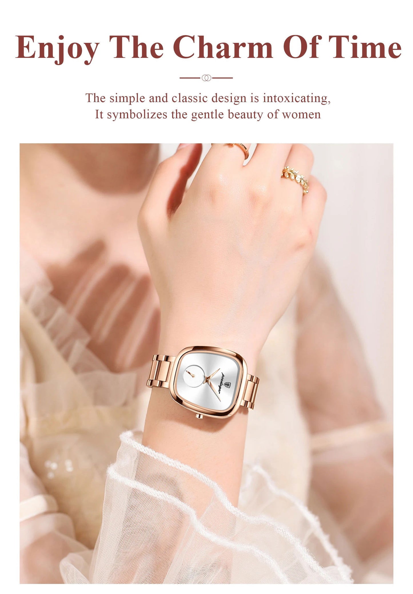 POEDAGAR Luxury Watch for Woman Waterproof Stainless Steel Quartz Ladies Watch High Quality Women's Watches Elegant Female Clock - CHRISTDEST GLOBAL SERVICE