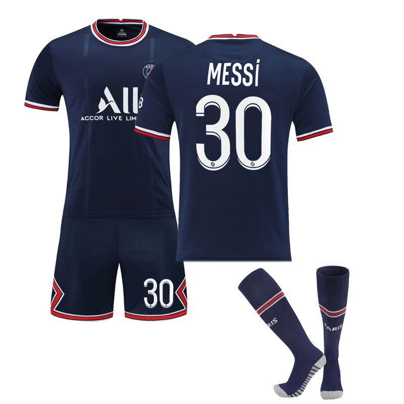 Paris Saint Germain Football Shirt Neymar No. 10 Football Shirt Set Paris Messi Football Shirt No. 30 Training Shirt - CHRISTDEST GLOBAL SERVICE