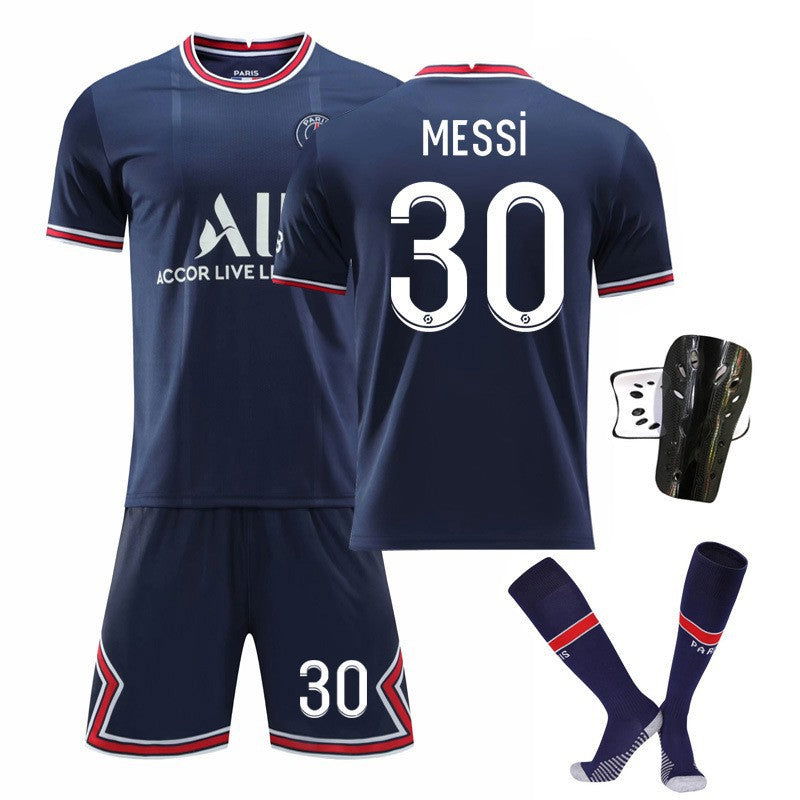 Paris Saint Germain Football Shirt Neymar No. 10 Football Shirt Set Paris Messi Football Shirt No. 30 Training Shirt - CHRISTDEST GLOBAL SERVICE
