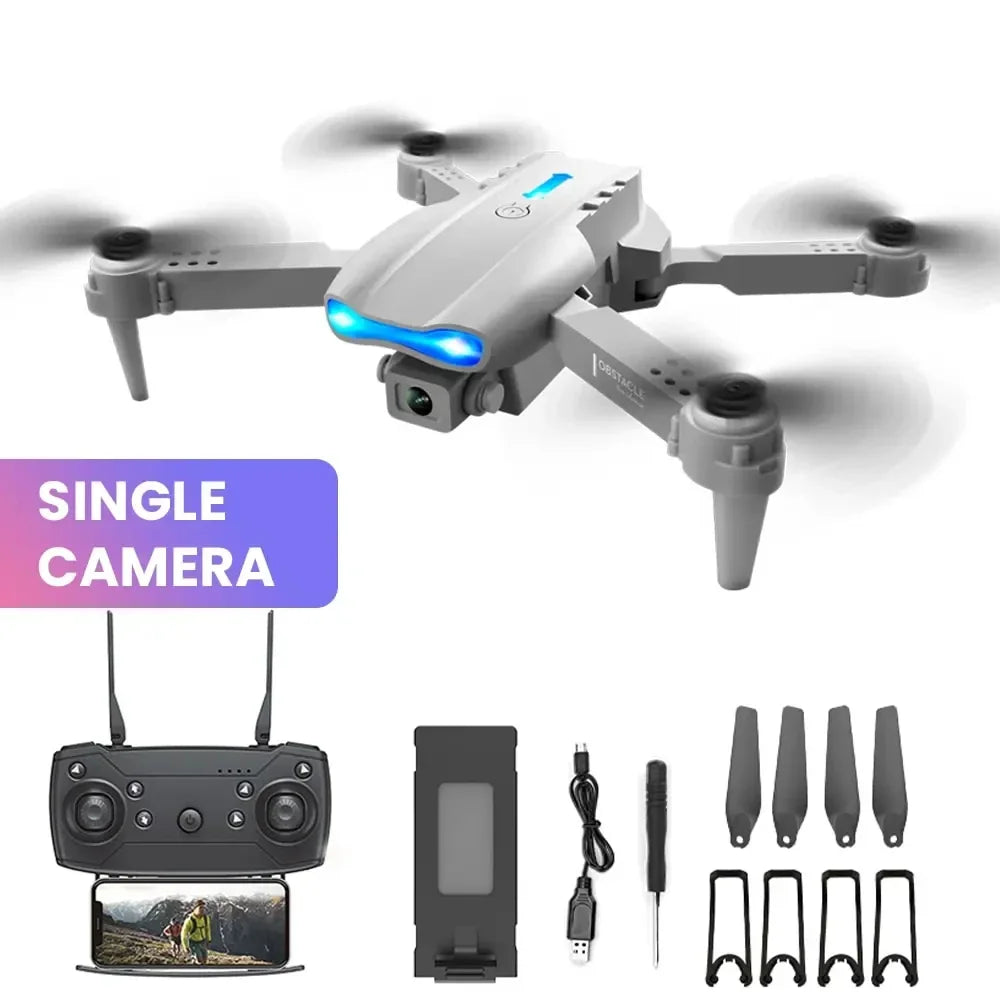 RNABAU E99 RC Drone 4K Professinal With Wide Angle Dual HD Camera Foldable RC Helicopter 5G WIFI FPV Height Hold Apron Sell - CHRISTDEST GLOBAL SERVICE