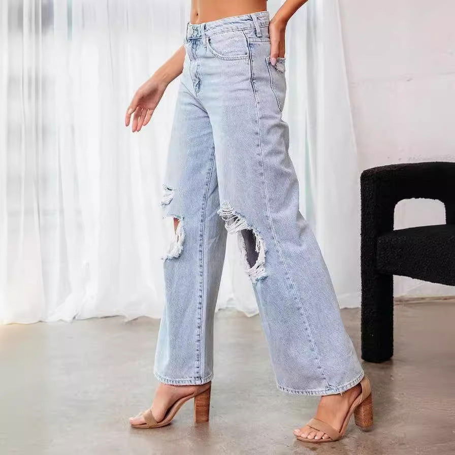 Ripped Slimming Jeans For Women - CHRISTDEST GLOBAL SERVICE