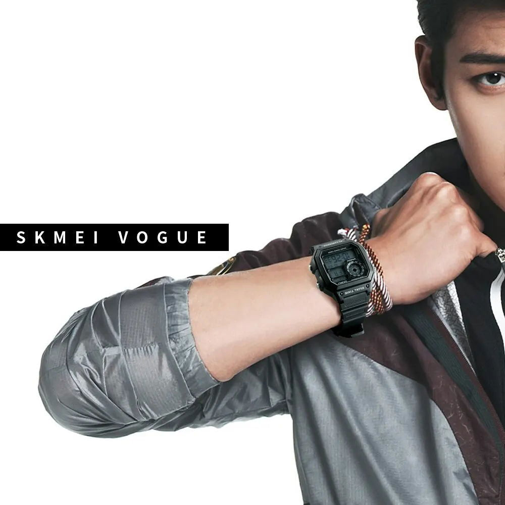 Skmei Top Brand Countdown Sport Watches Mens Multifunction Stopwatch 5bar Waterproof Alarm Clock Back Light Digital Wristwatch - CHRISTDEST GLOBAL SERVICE