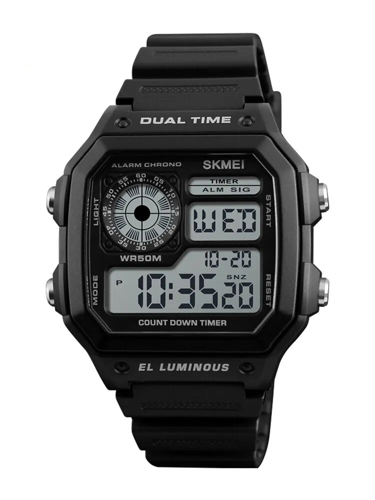 Skmei Top Brand Countdown Sport Watches Mens Multifunction Stopwatch 5bar Waterproof Alarm Clock Back Light Digital Wristwatch - CHRISTDEST GLOBAL SERVICE