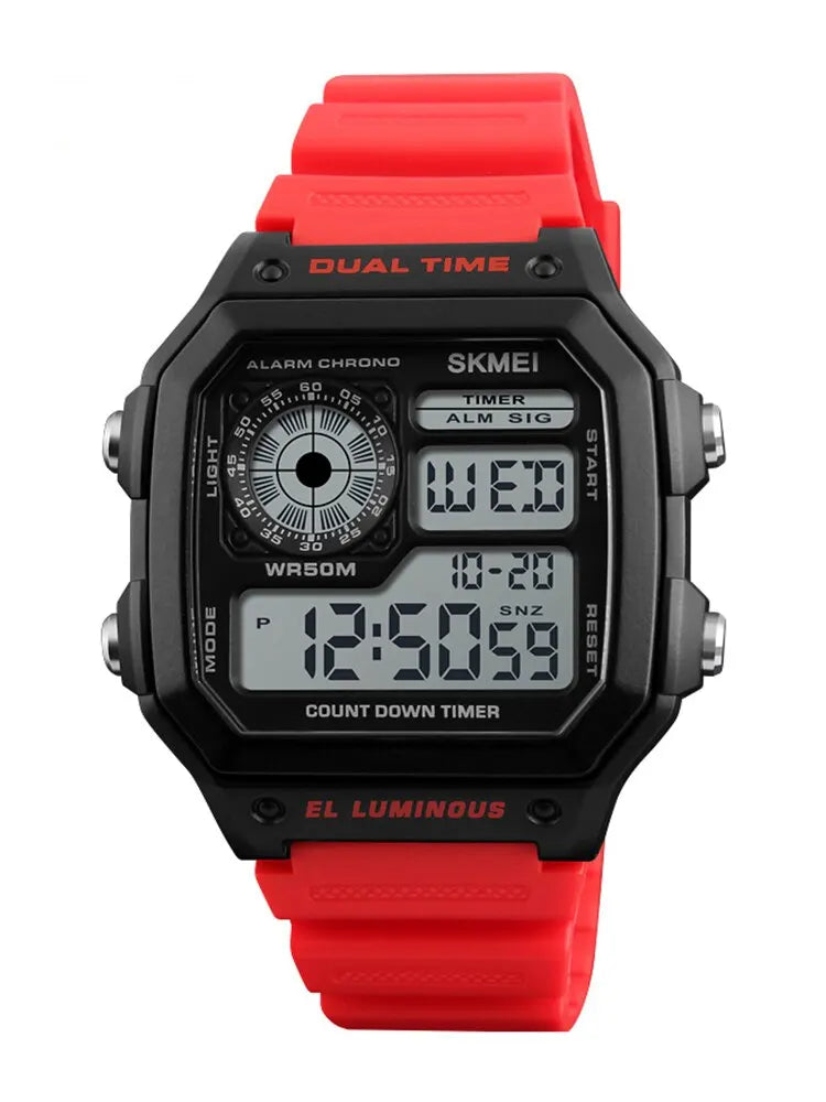 Skmei Top Brand Countdown Sport Watches Mens Multifunction Stopwatch 5bar Waterproof Alarm Clock Back Light Digital Wristwatch - CHRISTDEST GLOBAL SERVICE