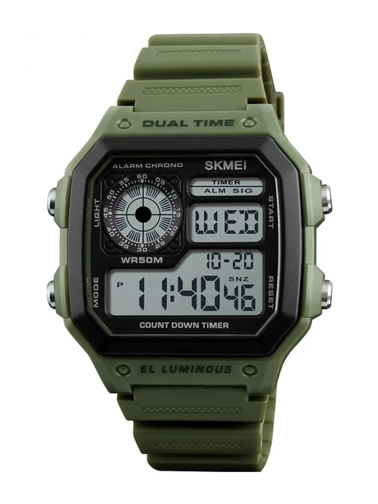 Skmei Top Brand Countdown Sport Watches Mens Multifunction Stopwatch 5bar Waterproof Alarm Clock Back Light Digital Wristwatch - CHRISTDEST GLOBAL SERVICE