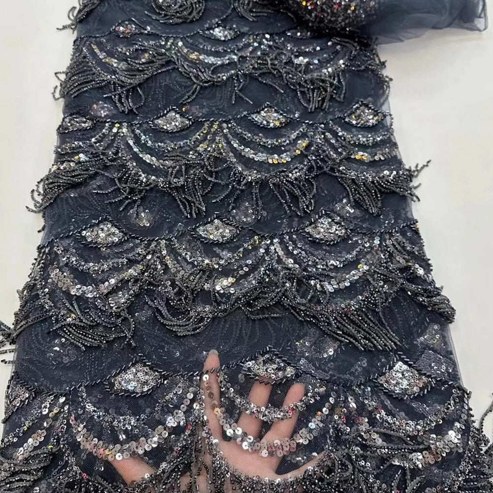 Tassel Bead Tube Lace Fabric Wedding Dress - CHRISTDEST GLOBAL SERVICE