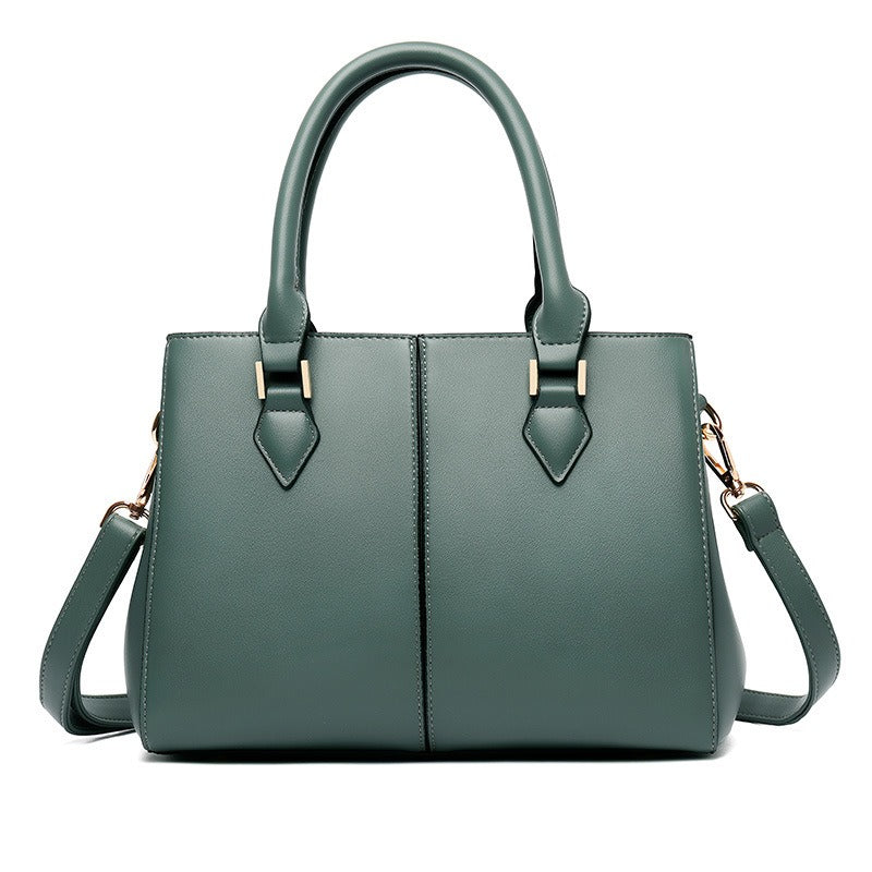 Tote bag simple shoulder crossbody large capacity soft leather women's handbag cross-border women's bag - CHRISTDEST GLOBAL SERVICE