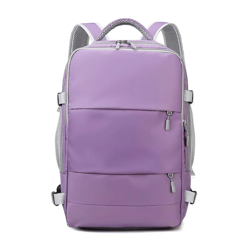 Women's Bag Large Capacity Journey Multifunction Backpack With Shoe Storage Multilayer Dry And Wet Separation Waterproof - CHRISTDEST GLOBAL SERVICE