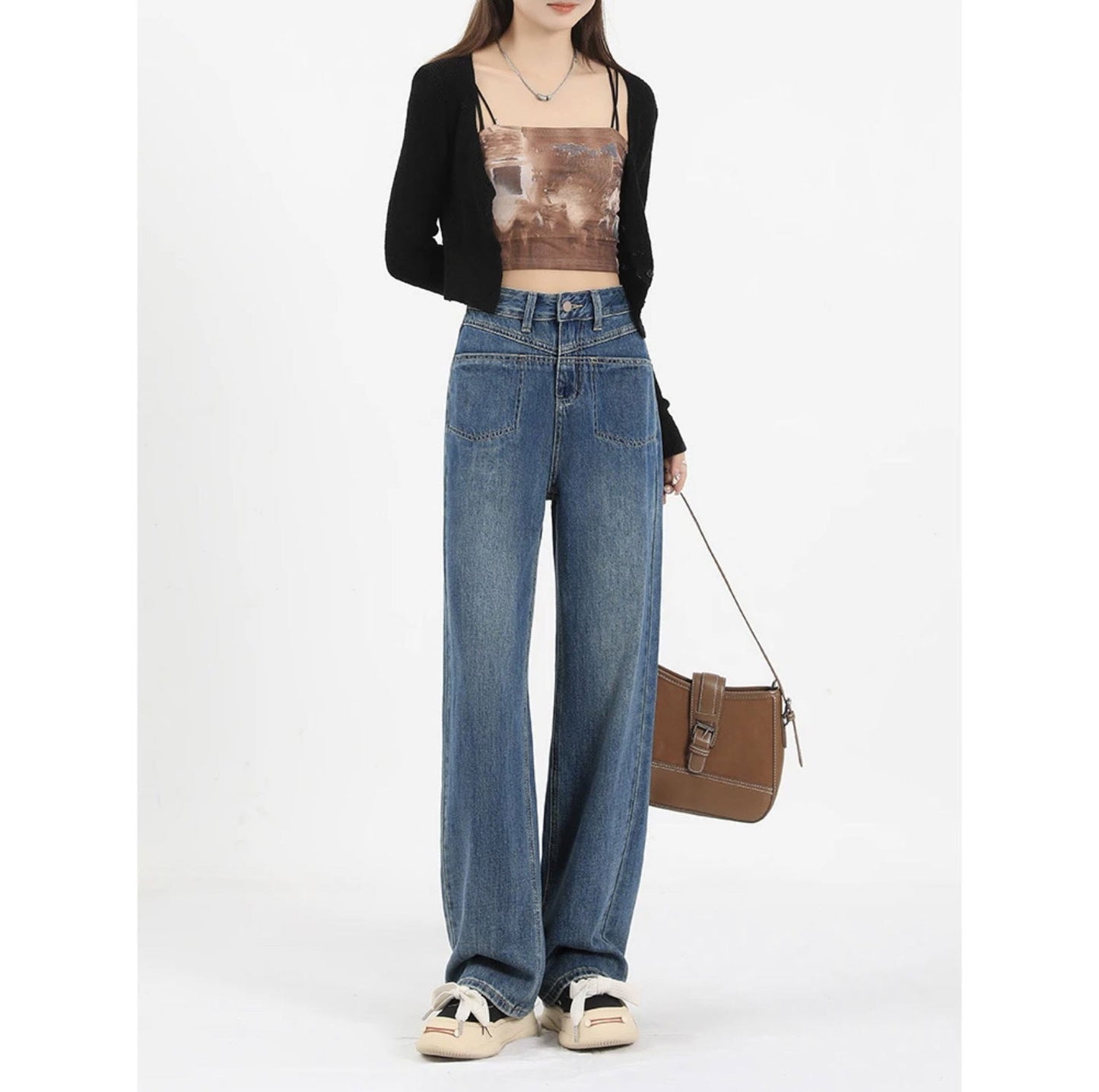 Women's High Waist Loose Jeans - CHRISTDEST GLOBAL SERVICE