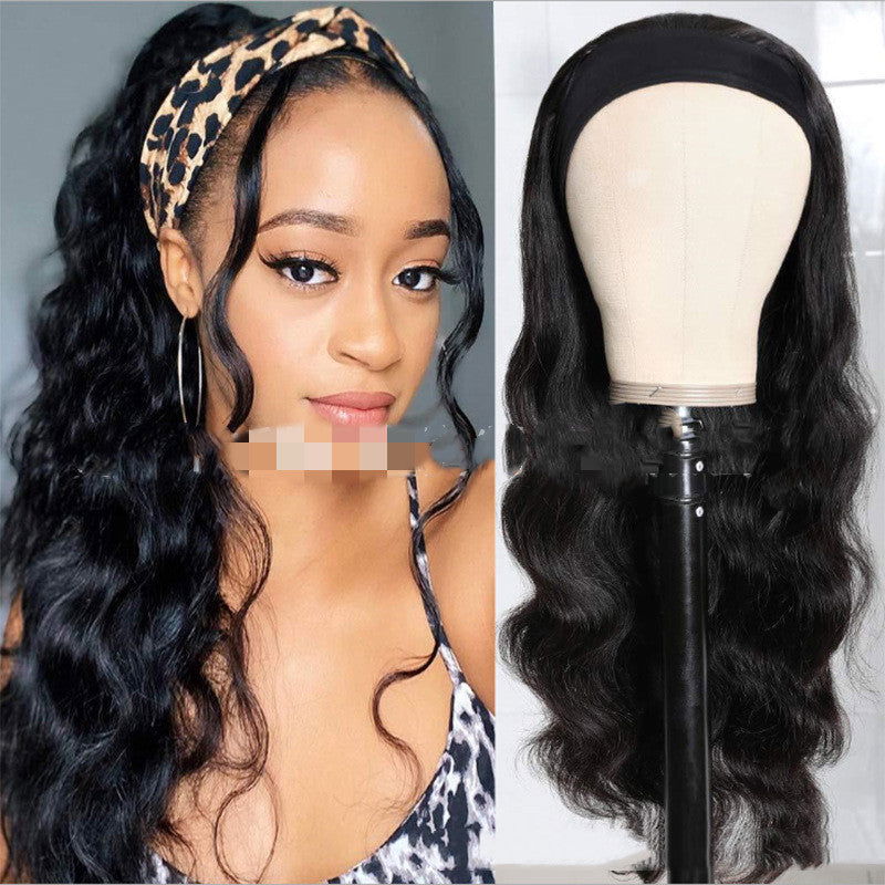 Women's New Ice Silk Hair With Head Cover Long Curly Wig - CHRISTDEST GLOBAL SERVICE