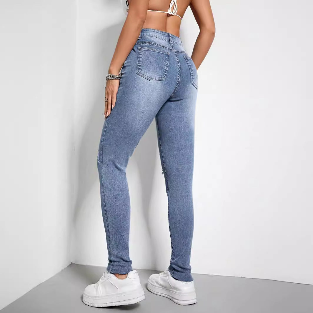 Women's Slim Fit Skinny Jeans - CHRISTDEST GLOBAL SERVICE