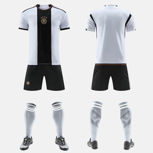 World Cup Qatar Football Shirt Set National Team Kit France Netherlands Germany Home Away Boys and Girls - CHRISTDEST GLOBAL SERVICE