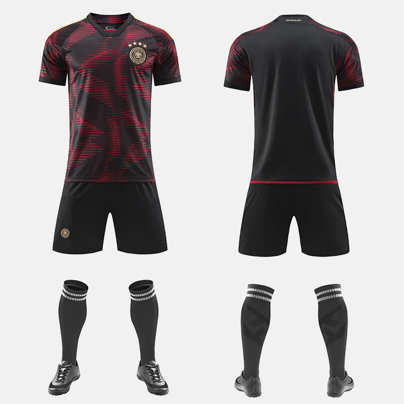 World Cup Qatar Football Shirt Set National Team Kit France Netherlands Germany Home Away Boys and Girls - CHRISTDEST GLOBAL SERVICE