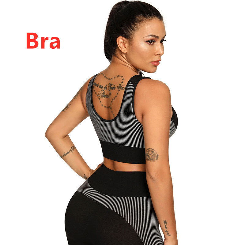 Yoga Set 2 Piece Women Tracksuit Fitness Suit Bra - CHRISTDEST GLOBAL SERVICE
