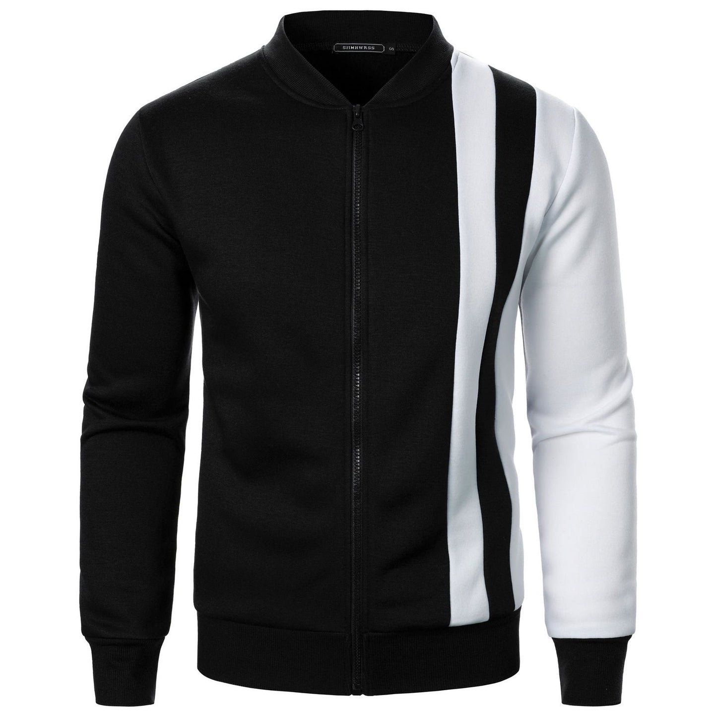 Zipped Stand Collar Multicolor Hoodie Casual Jacket - CHRISTDEST GLOBAL SERVICE