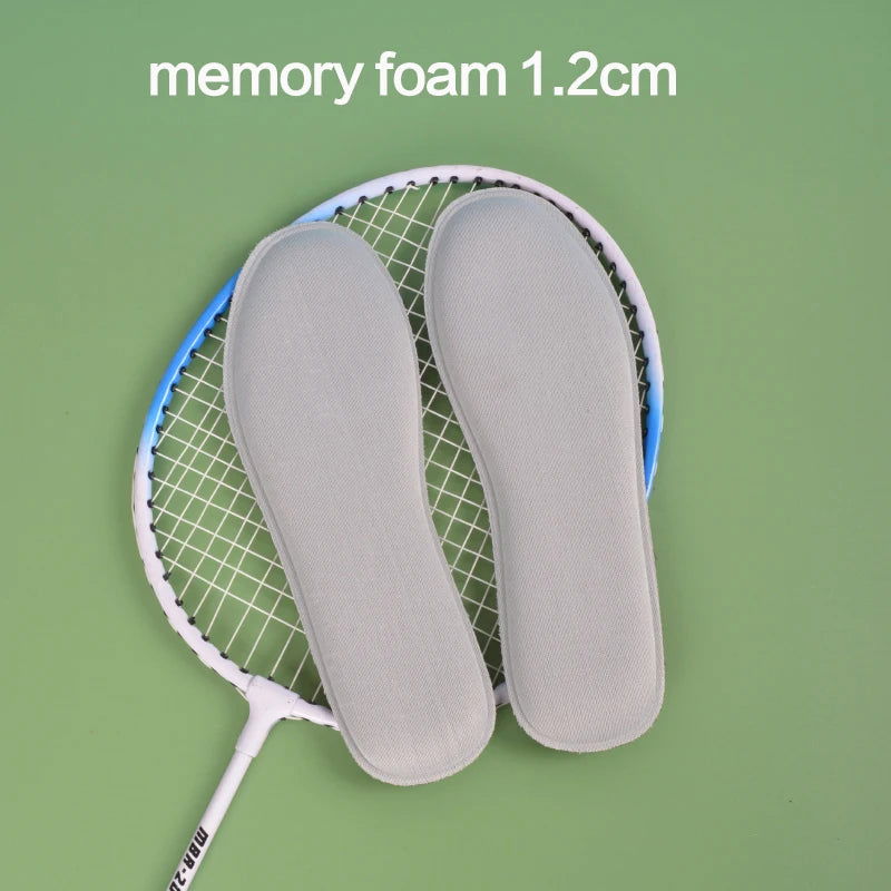 one pair Memory Foam Shoe Insoles Breathable Absorbing Arch Soft Comfortable Athletic Insole Shock Sport Shoes Pad Pain Relief - CHRISTDEST GLOBAL SERVICE