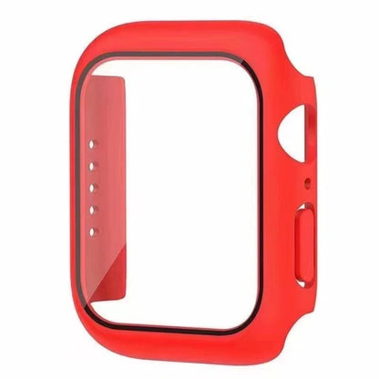 Glass+Cover For Apple Watch case 8 7 6 SE 5 9 iWatch Accessorie Screen Protector Apple watch serie 44mm 40mm 41mm 45mm 42mm 38mm - CHRISTDEST GLOBAL SERVICE