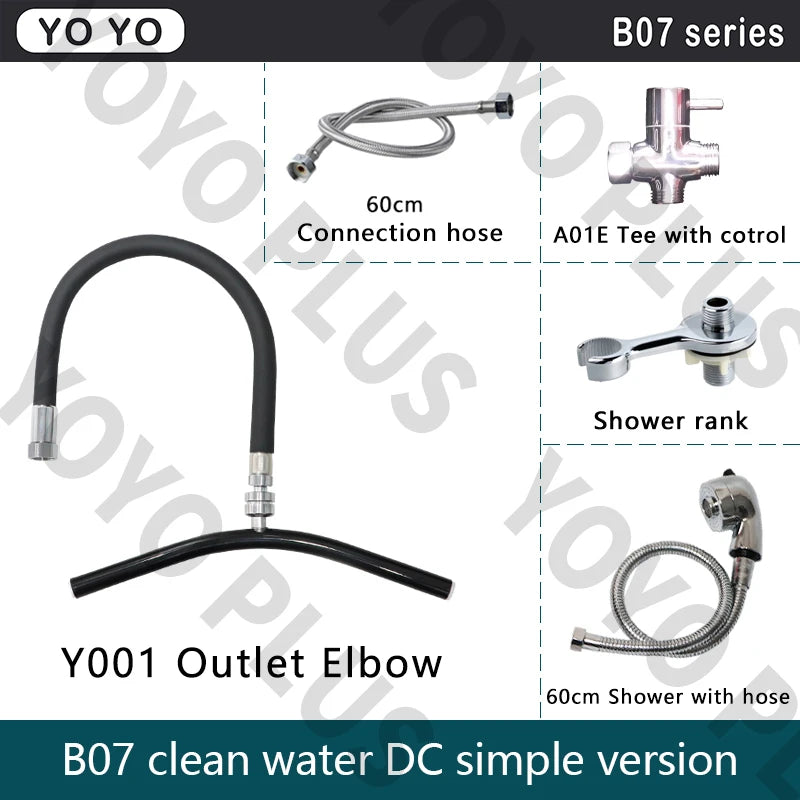 Head Spa Shower Washbasin Frame for Shampoo Chair Wash Hair Salon Style Scalp Care Waterfall Adjustable Faucet