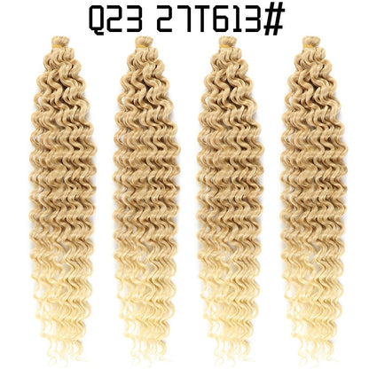 African crochet hair wig Deep Wave hair Latin American curly braided hair fluffy