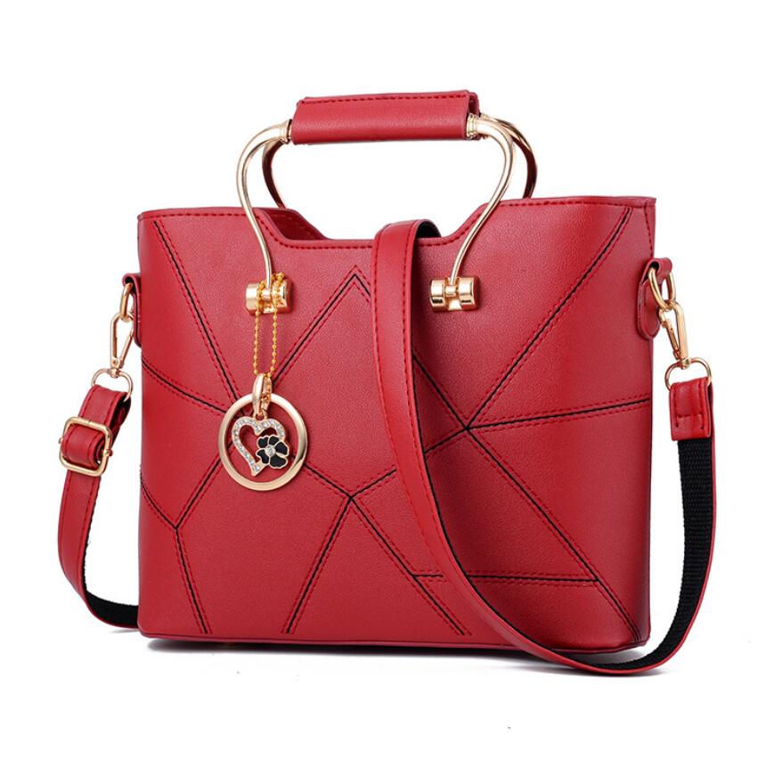 Messenger Bag  PU Leather Handbags Luxury Female Shoulder Bags