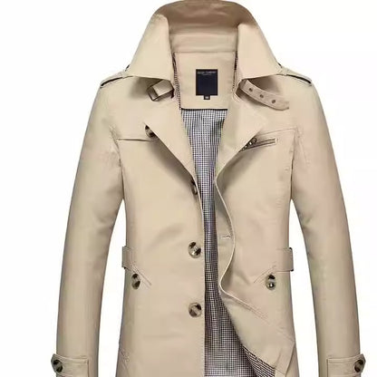 Hunting outfit fur integrated men's short motorcycle lapel flight suit handsome PU leather jacket leather jacket jacket trendy