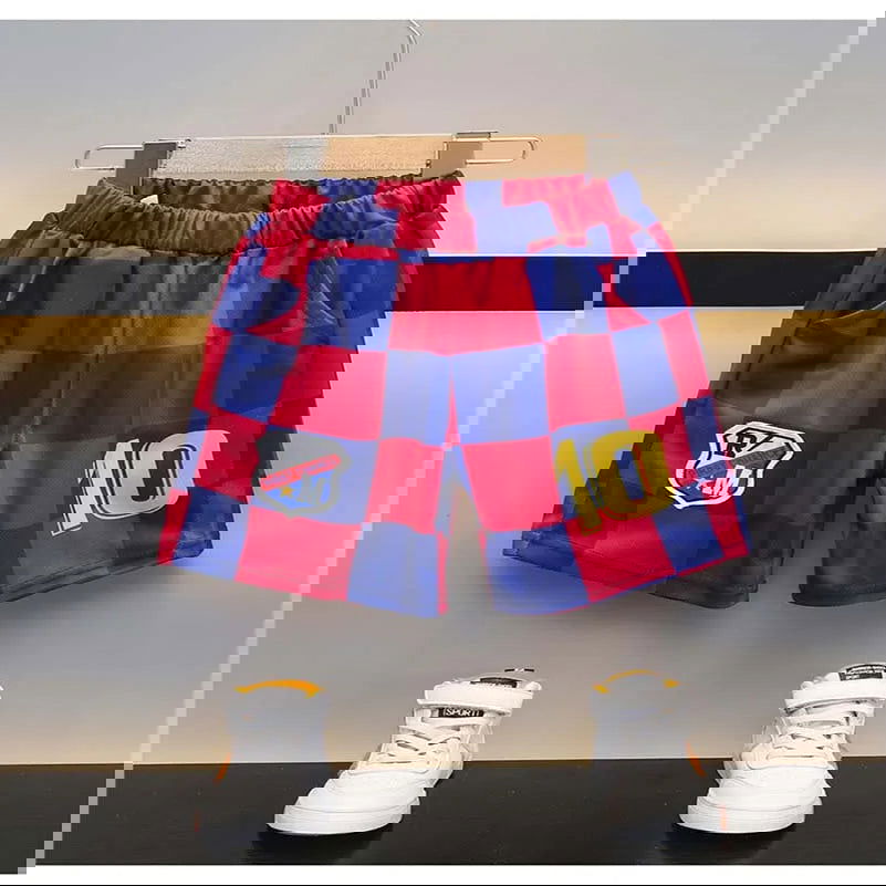 2pcs/New Style Kids Soccer Jersey Boys Youth Soccer Tracksuit 2 Piece Set Meysey Number 10 Barcelona home shirt 2-9y age sets - CHRISTDEST GLOBAL SERVICE