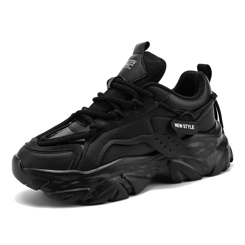New Fashion Men White Sneakers Sport Casual Lace-up Man Shoes Lightweight Vulcanize Shoes Walking Zapatillas Hombre Male