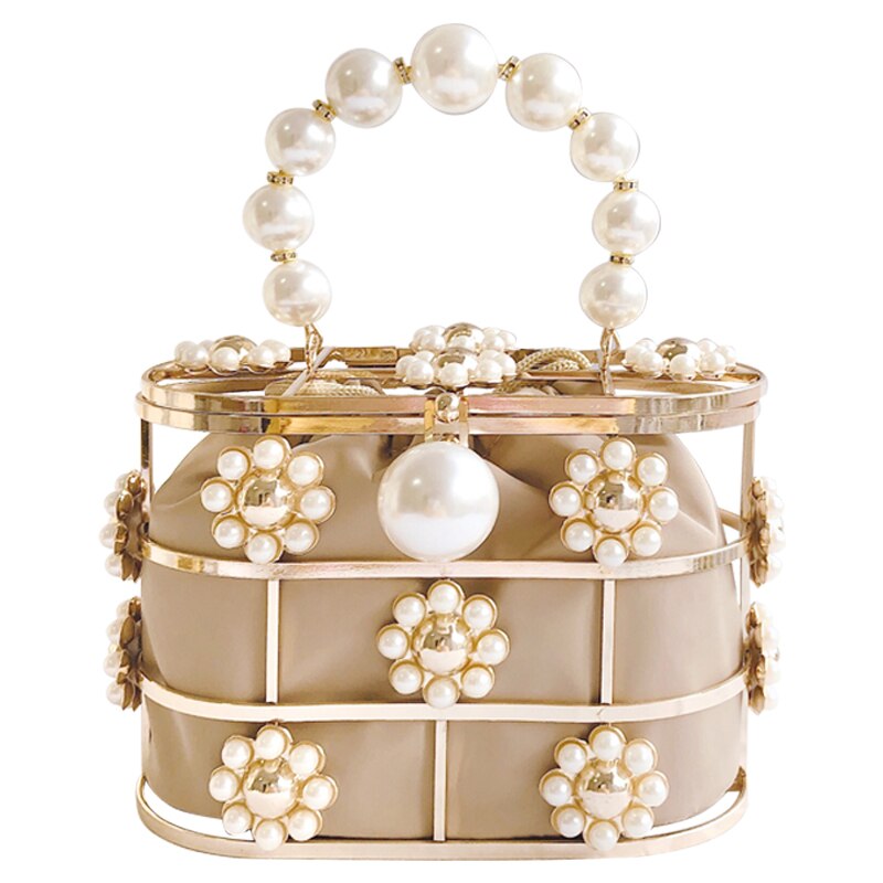 Leopard Zebra Pattern Diamonds Basket Evening Clutch Bags Women Luxury Purses Preal Beaded Metallic Handbags Ladies Wedding Bag