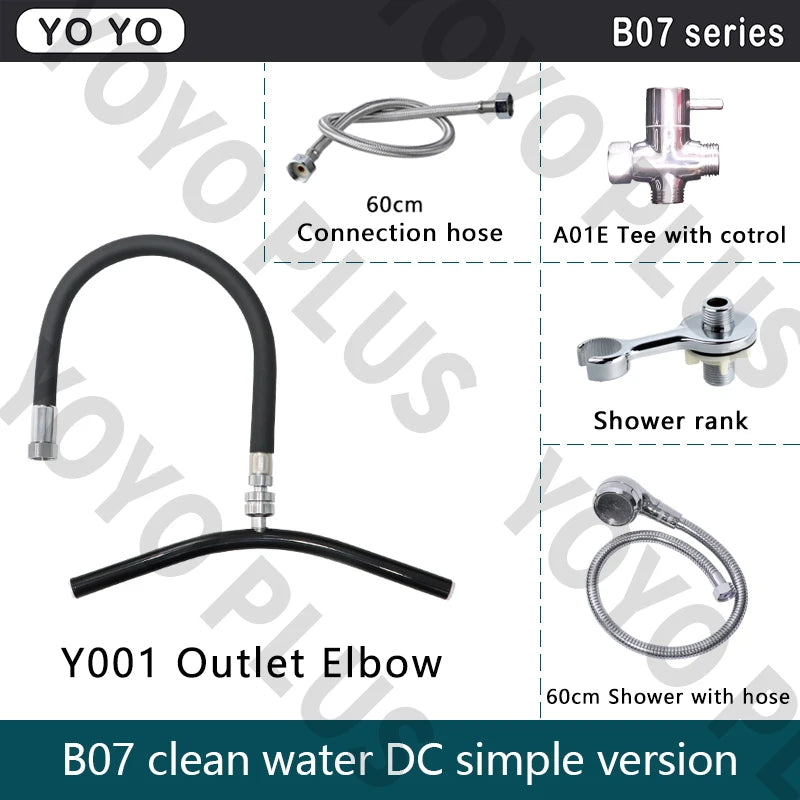 Head Spa Shower Washbasin Frame for Shampoo Chair Wash Hair Salon Style Scalp Care Waterfall Adjustable Faucet