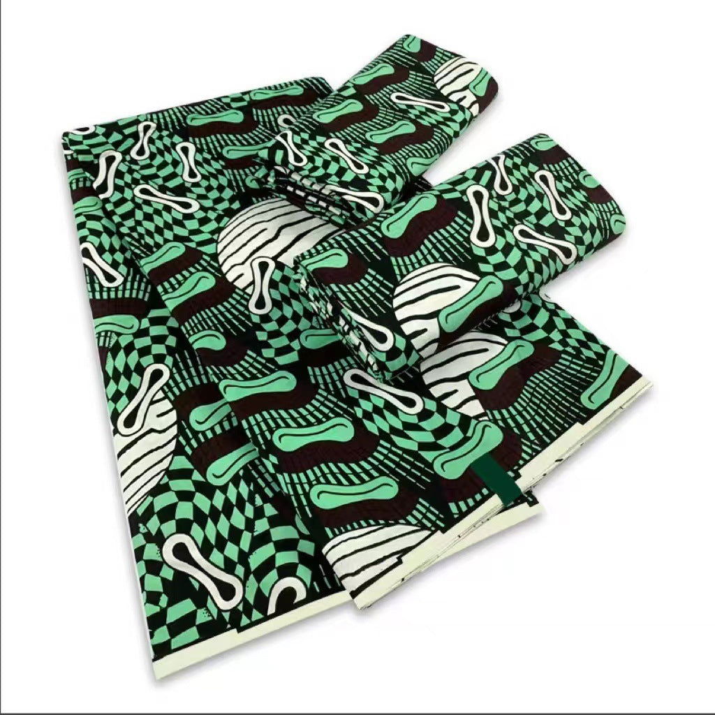 6 Yards African Wax Fabric Cotton Super Hollandais - CHRISTDEST GLOBAL SERVICE