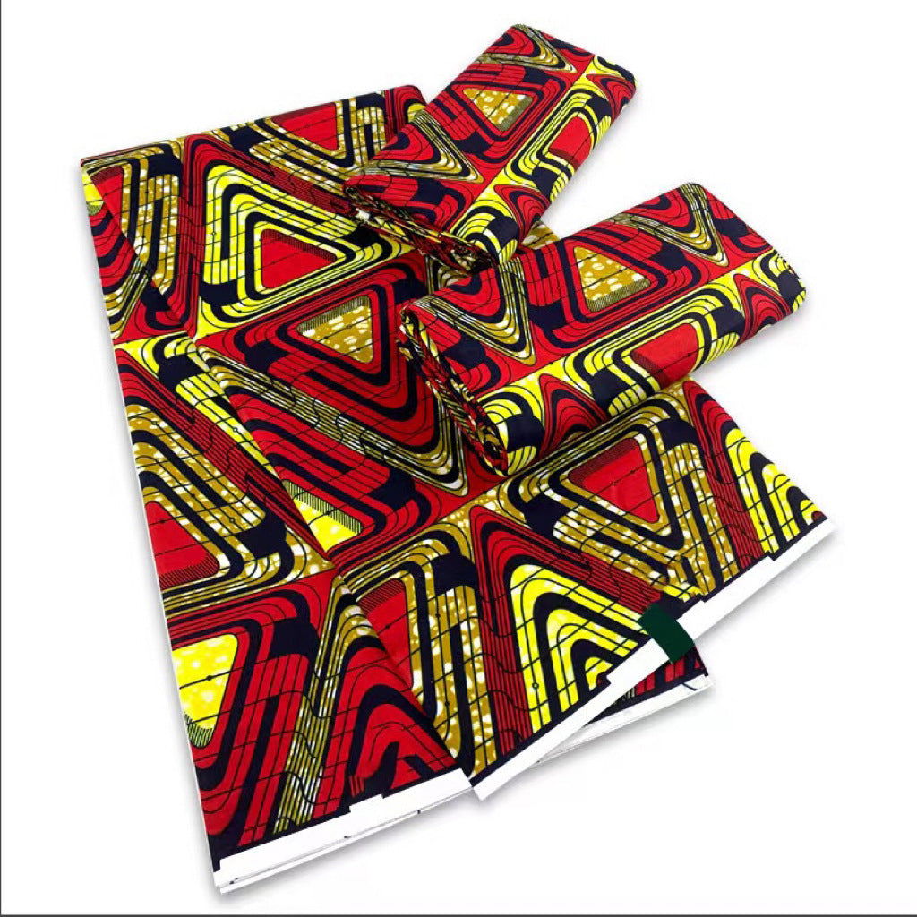 6 Yards African Wax Fabric Cotton Super Hollandais - CHRISTDEST GLOBAL SERVICE
